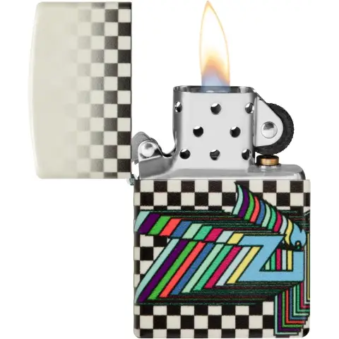 Zippo Glow Nostalgia Design 540 color - Lighters - Brass