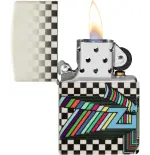 Zippo Glow Nostalgia Design 540 color - Lighters - Brass