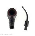 Pipa de billar curvada con forma de grupo 4 de brezo Dunhill Shell - Pipas de Tabaco