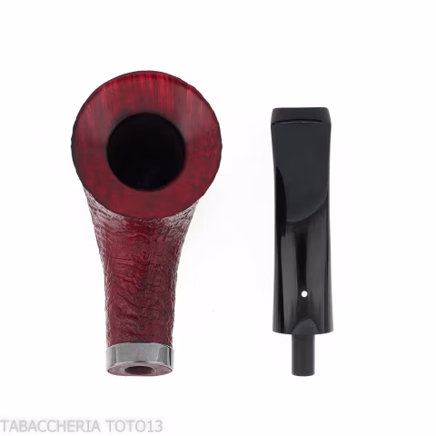 Dunhill Rubybark group 4 shape horn pipe - Tobacco Pipes - Natural root