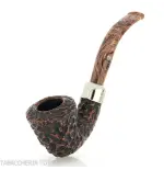 Peterson Derry Rusticated B10 Fishtail shape bent Dublin - Pipas de Tabaco