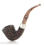 Peterson Derry Rusticated B10 Fishtail shape bent Dublin - Pipas de Tabaco