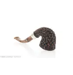 Peterson Derry Rusticated B10 Fishtail shape bent Dublin - Pipas de Tabaco