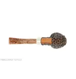 Peterson Derry Rusticated B10 Fishtail shape bent Dublin - Pipas de Tabaco