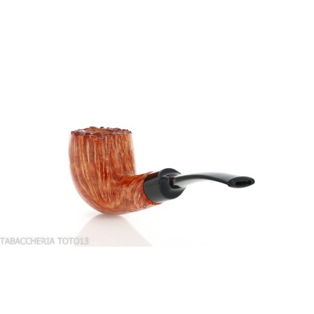 Crown Collector Pfeife, halbgebogene Billardform - Tabakpfeifen