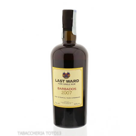 Last Ward 2007 rum barbados Vol.60% Cl.70 Mount Gay Distilleries Rhum