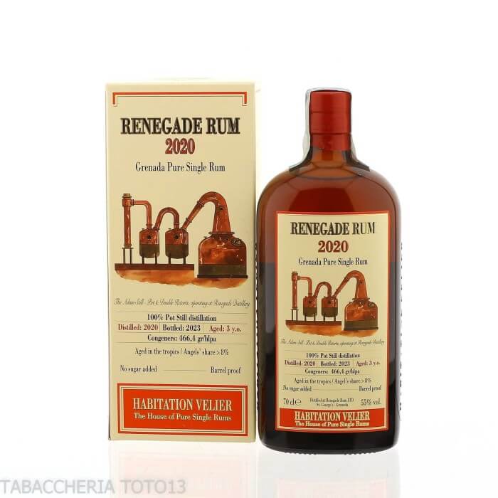 Habitation Velier Renegade 2020 Grenada rum Vol.55% Cl.70 Habitation Velier Rum