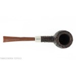 Peterson Derry Rusticated 605 Fishtail shape Pot Peterson Of Doublin Pipe Peterson