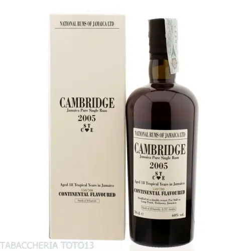 Long Pond Cambridge STCE Jamaica rum 2005 18 y.o. Vol.60% CL.70 - Spiritueux - Mélasse