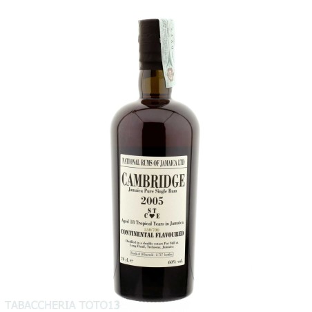 Long Pond Cambridge STCE Jamaica rum 2005 18 y.o. Vol.60% CL.70 Hampden Estate Distillery Ron