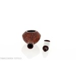 Pipa Dunhill County group 3 shape Quaint - Tomato - Dunhill - The white spot