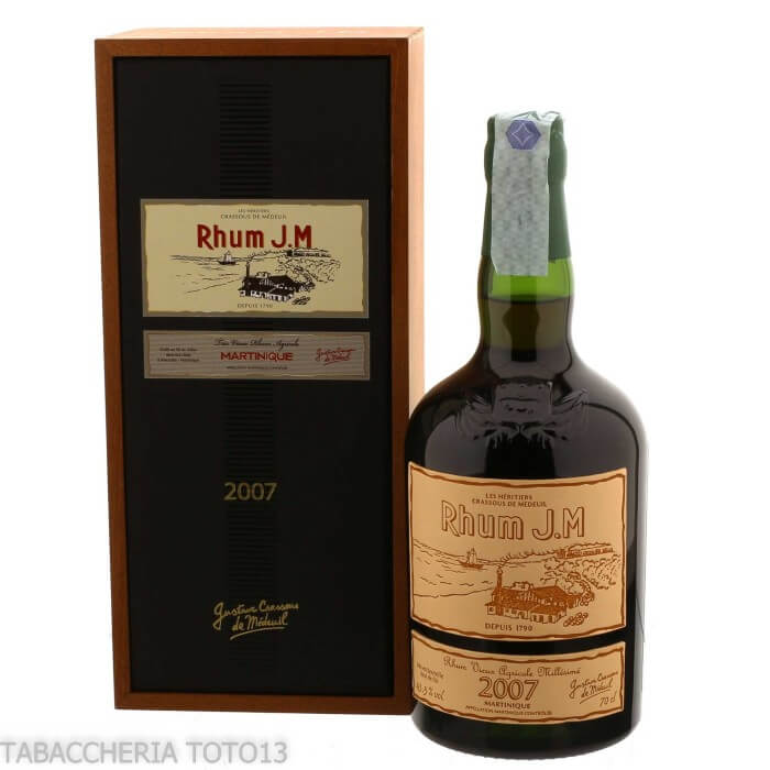 J.M. Rhum Agricole Vieux Millesime' Hors d'age 2007 Vol.43,5% Cl.70 J.M. Distillery Ron