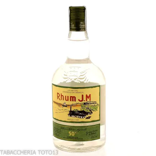 J.M. Rhum Agricole Blanc Vol.50% Cl.100 - Spiritueux - Jus de canne à sucre