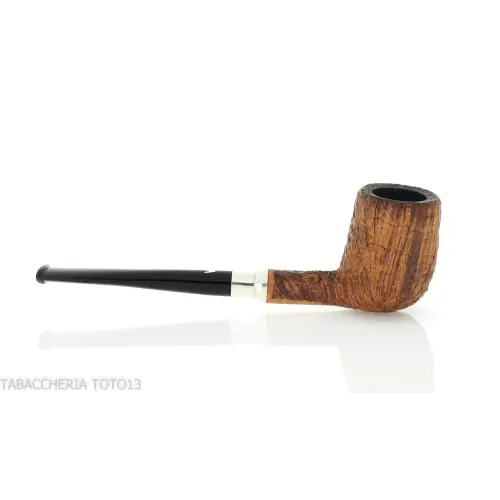 Fiamma di Re Celtica billiard shape sandblasted briar pipe - Tobacco Pipes - Natural root