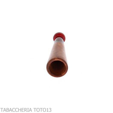 Fuma Toscani in radica con foro conico bocchino color ambra Fiamma di Re di Andrea Pascucci Bocchini per Toscano Bocchini per...