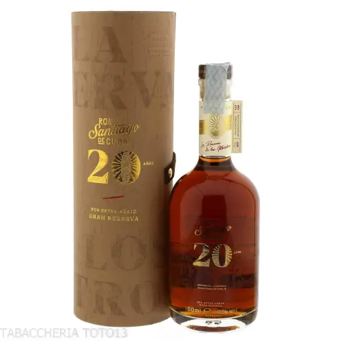Ron Santiago de Cuba 20 yo Vol.40% Cl.70 - Destilliert