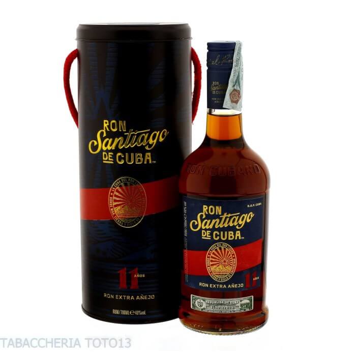 Ron Santiago de Cuba 11 yo Vol.40% Cl.70 Corporacion Cubana Ron Rum
