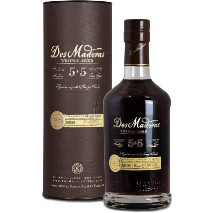 Dos Maderas rum 5+5 Anos Vol. 40% Cl.70 Williams & Humbert Rhum