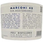 Poli Distillerie Gin Marconi 42 Mediterraneo Vol. 42% Cl.70 Poli Distilleria Gin