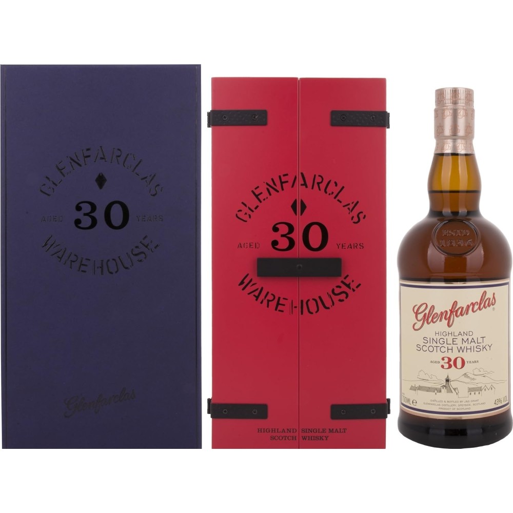 Glenfarclas 30 Y.o. single malt whisky Vol.43% Cl.70 - Glenfarclas Distillery