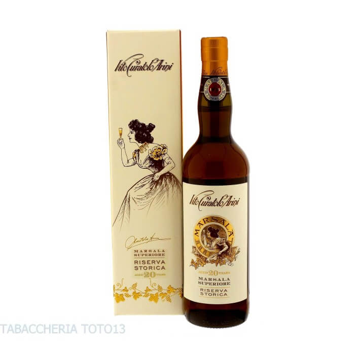 Marsala Vito Curatolo Arini historical reserve 20 years Vol.18% Cl.75 Vito Curatolo Arini Liqueur Wines & Vermouth
