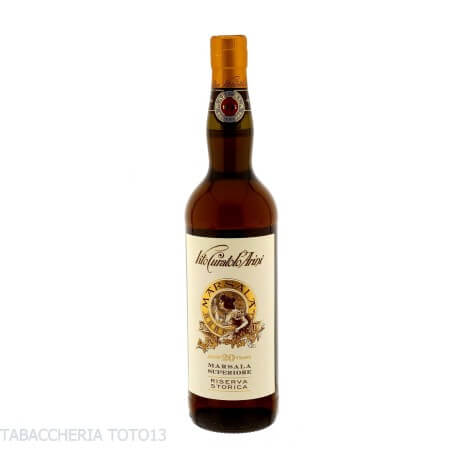 Marsala Vito Curatolo Arini réserve historique 20 ans Vol.18% Cl.75 Vito Curatolo Arini Vins de liqueur et vermouth