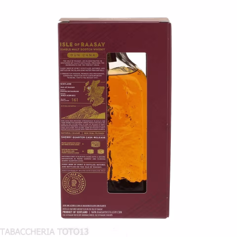 Raasay Dùn Cana Sherry quarter cask release Vol.52% Cl.70 - Spiritueux - Malt
