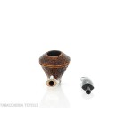 Fiamma di Re gazza ladra pipe Bullmoose forme bruyère sablée - Pipe Pour le Tabac - Racine naturelle