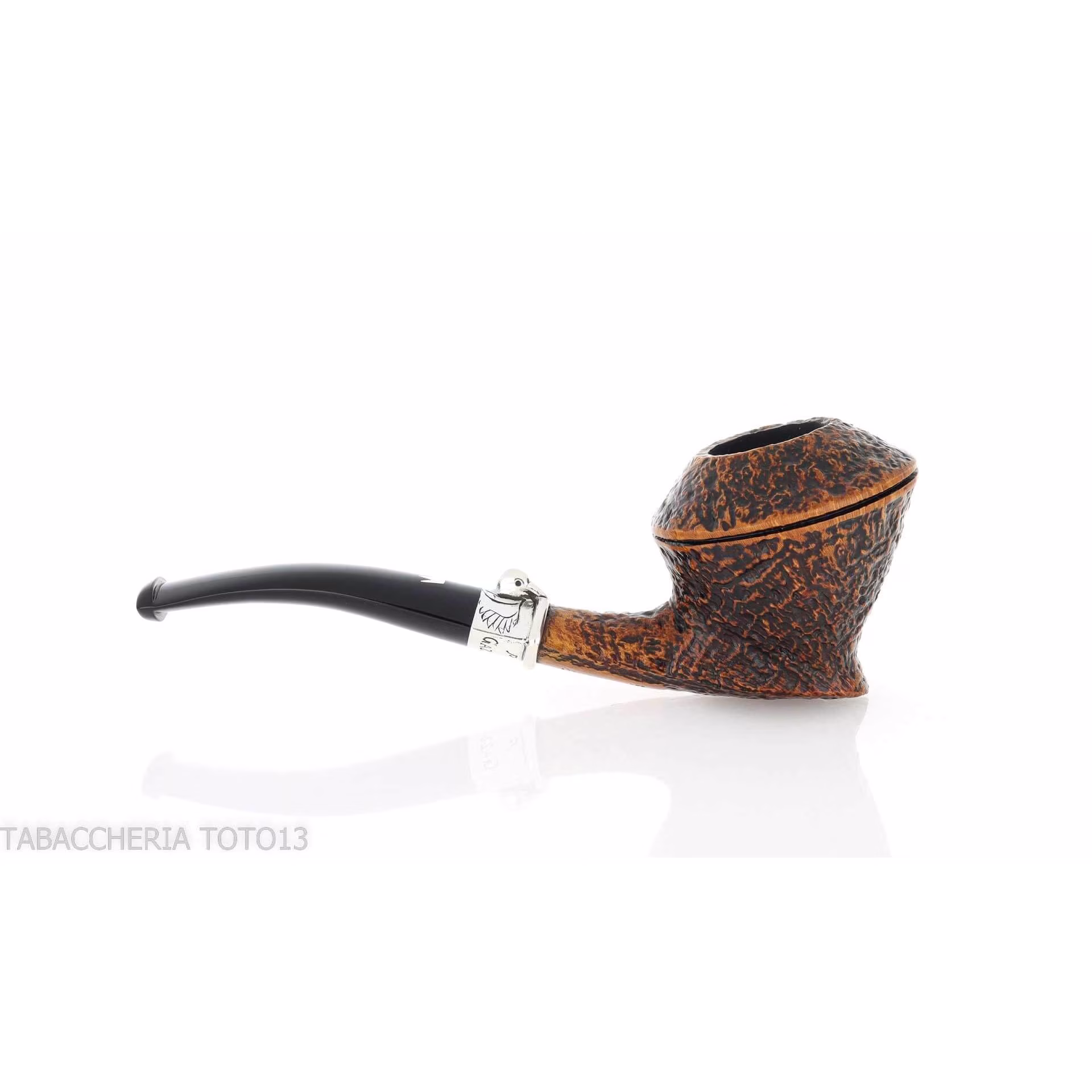 Fiamma di Re gazza ladra pipe Bullmoose sandblasted briar shape-Fiamma Di Re