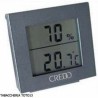 Hygromètre thermomètre numérique carré par Credo gris Lubinski Hygromètres