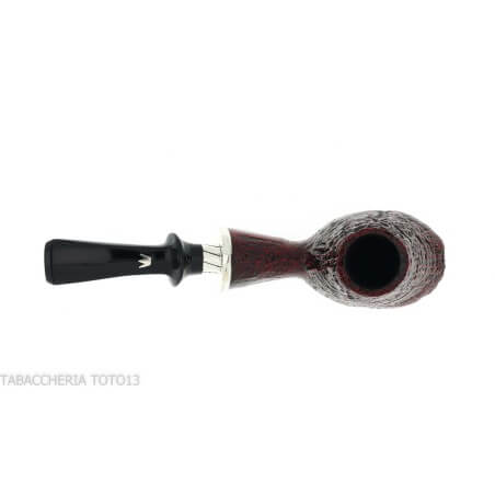 Fiamma di Re Epica Vulcano shaped pipe in sandblasted briar Fiamma di Re di Andrea Pascucci Fiamma Di Re