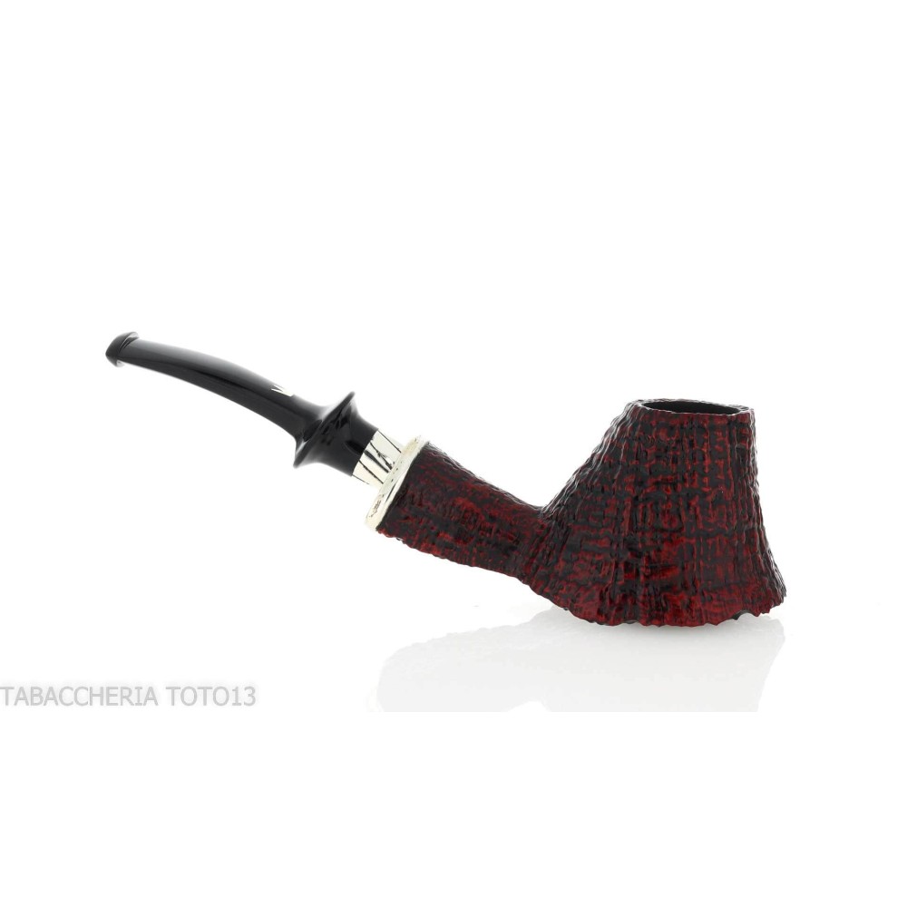 Pipa Fiamma di Re Epica con forma de Vulcano en brezo arenado - Pipas de Tabaco