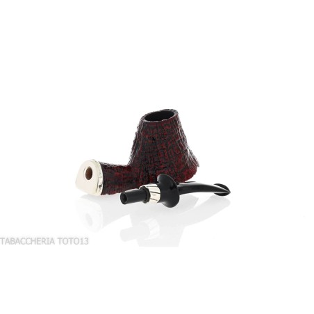 Pipa Fiamma di Re Epica con forma de Vulcano en brezo arenado - Pipas de Tabaco