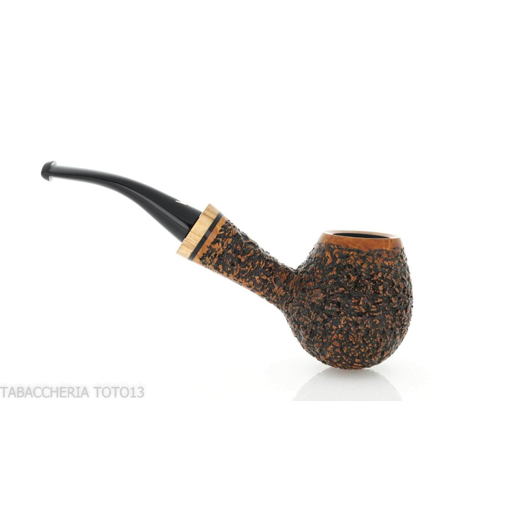Pipe ovoïde Fiamma di Re Erica en bruyère rustique - Pipe Pour le Tabac - Racine naturelle