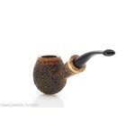 Pipe ovoïde Fiamma di Re Erica en bruyère rustique - Pipe Pour le Tabac - Racine naturelle