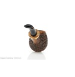 Pipe ovoïde Fiamma di Re Erica en bruyère rustique - Pipe Pour le Tabac - Racine naturelle
