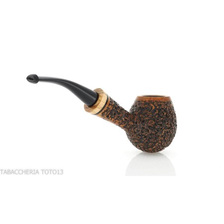 Pipe ovoïde Fiamma di Re Erica en bruyère rustique - Pipe Pour le Tabac - Racine naturelle