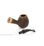 Pipe ovoïde Fiamma di Re Erica en bruyère rustique - Pipe Pour le Tabac - Racine naturelle