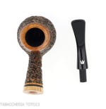 Pipe ovoïde Fiamma di Re Erica en bruyère rustique - Pipe Pour le Tabac - Racine naturelle