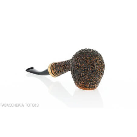 Fiamma di Re Erica egg-shaped pipe in rustic briar Fiamma di Re di Andrea Pascucci Fiamma Di Re