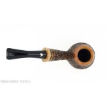 Fiamma di Re Erica egg-shaped pipe in rustic briar Fiamma di Re di Andrea Pascucci Fiamma Di Re