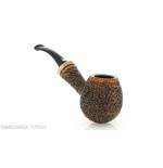 Pipe ovoïde Fiamma di Re Erica en bruyère rustique - Pipe Pour le Tabac - Racine naturelle