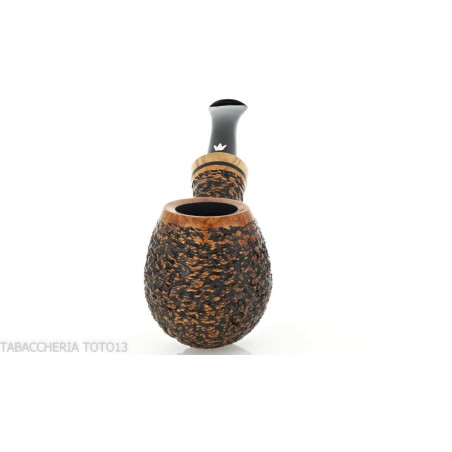 Pipe ovoïde Fiamma di Re Erica en bruyère rustique - Pipe Pour le Tabac - Racine naturelle