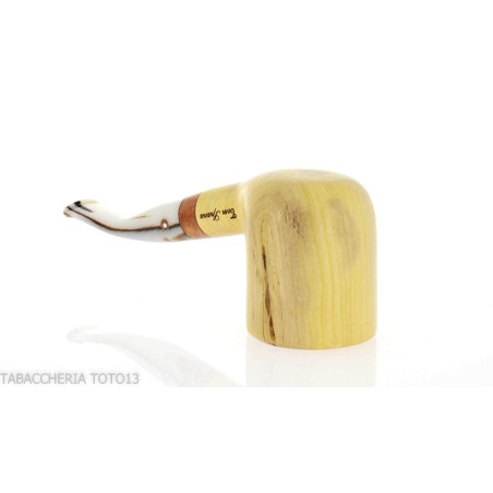 Pipa de billar curvada con forma de Tom Spanu en madera de limón - Pipas de Tabaco