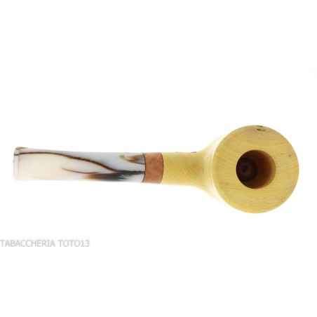 Pipa de billar curvada con forma de Tom Spanu en madera de limón - Pipas de Tabaco