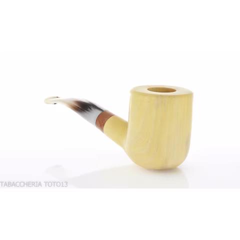 Tom Spanu forma Bent billiard pipa in legno di limone - Pipe