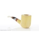 Tom Spanu shape Bent billiard pipe in lemon wood-Tom Spanu