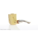 Tom Spanu shape Bent billiard pipe in lemon wood-Tom Spanu