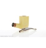 Pipe de billard courbée forme Tom Spanu en bois de citronnier - Pipe Pour le Tabac - Bois de citron