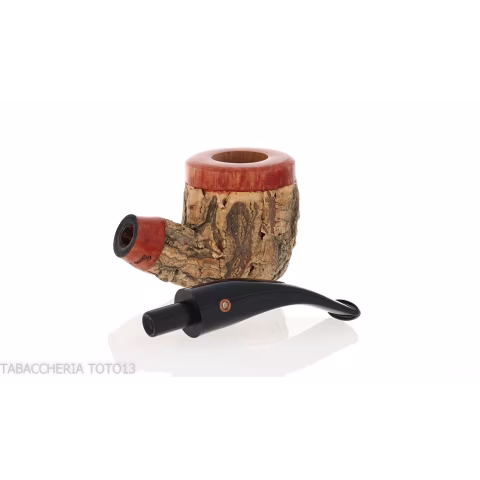 Pipa de billar curvada hecha de corcho por Tom Spanu - Pipas de Tabaco